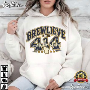 Brewlieve In The 414 Collection 2 Pride Milwaukee Baseball T Shirt (3)