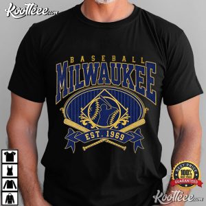 Milwaukee Baseball Vintage Fan Gift Classic Graphic T Shirt (4)