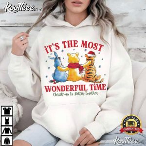 Christmas Wonderful Time Winnie The Pooh T Shirt (3)