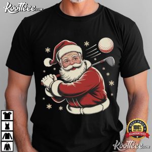 Santa Golf Christmas Holiday Golfer Funny Winter T Shirt (4)