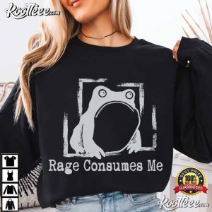 Rage Consumes Me Frog Funny Frog Sarcastic Animal T Shirt (4)