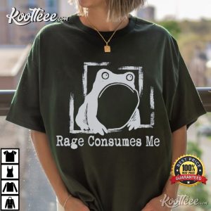 Rage Consumes Me Frog Funny Frog Sarcastic Animal T Shirt (1)