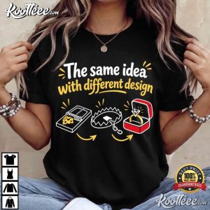 The Same Idea With Different Design Funny Trap Ring Engagement T Shirt (4)