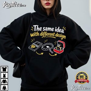 The Same Idea With Different Design Funny Trap Ring Engagement T Shirt (2)