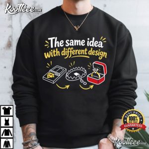 The Same Idea With Different Design Funny Trap Ring Engagement T Shirt (3)