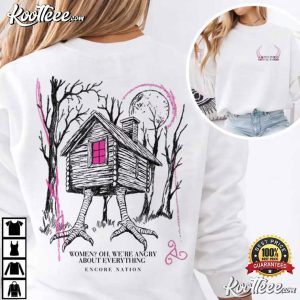 Yaga We’re Angry About Everything Feminist Women’s Rage T Shirt (3)