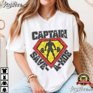 Captain Save A Hoe Funny Meme Retro Comic Adult Humor T Shirt (1)