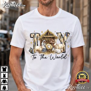 Joy To The World Coquette Jesus Christmas Christian T Shirt (1)