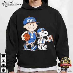 Oklahoma City Cute Cartoon Basketball Vintage Comic Style Game Day T Shirt
