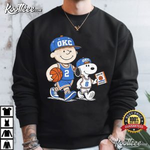 Oklahoma City Cute Cartoon Basketball Vintage Comic Style Game Day T Shirt (3)