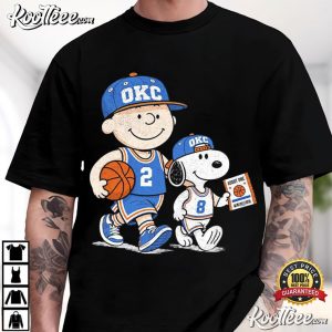 Oklahoma City Cute Cartoon Basketball Vintage Comic Style Game Day T Shirt (4)