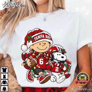 Tampa Bay Cartoon Football Cute Christmas Holiday Game Day T Shirt (1)