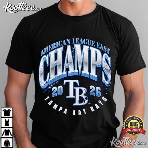 Tampa Bay Rays AL East Champions 2026 Baseball Fan Gift T Shirt (4)