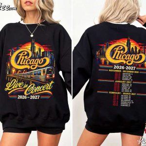 Chicago Band Live Concert 2026 2027 Rock Band Tour T-Shirt Chicago Band Live Concert 2026 2027 Rock Band Tour T Shirt (2)