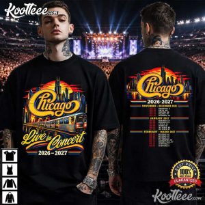 Chicago Band Live Concert 2026 2027 Rock Band Tour T-Shirt Chicago Band Live Concert 2026 2027 Rock Band Tour T Shirt (3)