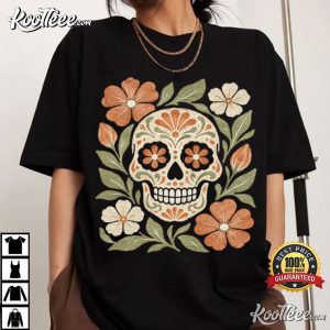 Minimalist Day Of The Dead Dia De Los Muertos Skull Lover T-Shirt Minimalist Day Of The Dead Dia De Los Muertos Skull Lover T Shirt (2)