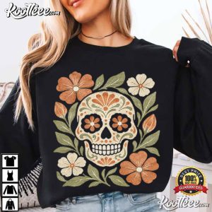 Minimalist Day Of The Dead Dia De Los Muertos Skull Lover T-Shirt Minimalist Day Of The Dead Dia De Los Muertos Skull Lover T Shirt (3)