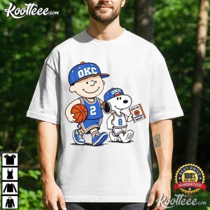 Oklahoma City Cute Cartoon Basketball Comic Style Game Day T Shirt (1)