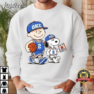 Oklahoma City Cute Cartoon Basketball Comic Style Game Day T Shirt (2)