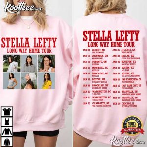 Stella Lefty 2027 Long Way Home Tour Indie Pop Vintage Concert T Shirt (4)