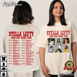 Stella Lefty 2027 Long Way Home Tour Indie Pop Vintage Concert T Shirt (1)