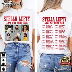 Stella Lefty 2027 Long Way Home Tour Indie Pop Vintage Concert T Shirt (2)