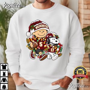Washington Commanders Cartoon Christmas Football Holiday Game Day Fan Merch T-Shirt Washington Commanders Cartoon Christmas Football Holiday Game Day Fan Merch T Shirt (2)