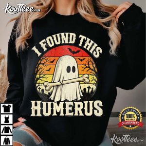 I Found This Humerus Halloween Funny Ghost Cute Dark Humor T Shirt (2)