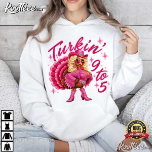 Dolly Parton Turkin 9 To 5 Western Turkey T Shirt (4)