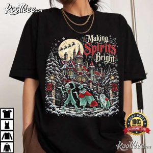 The Haunted Mansion Making Spirits Bright Hitchhiking Ghosts Christmas Vin (4)