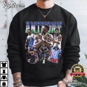 Anthony Edwards Minnesota Basketball Vintage Bootleg Fan T Shirt (4)