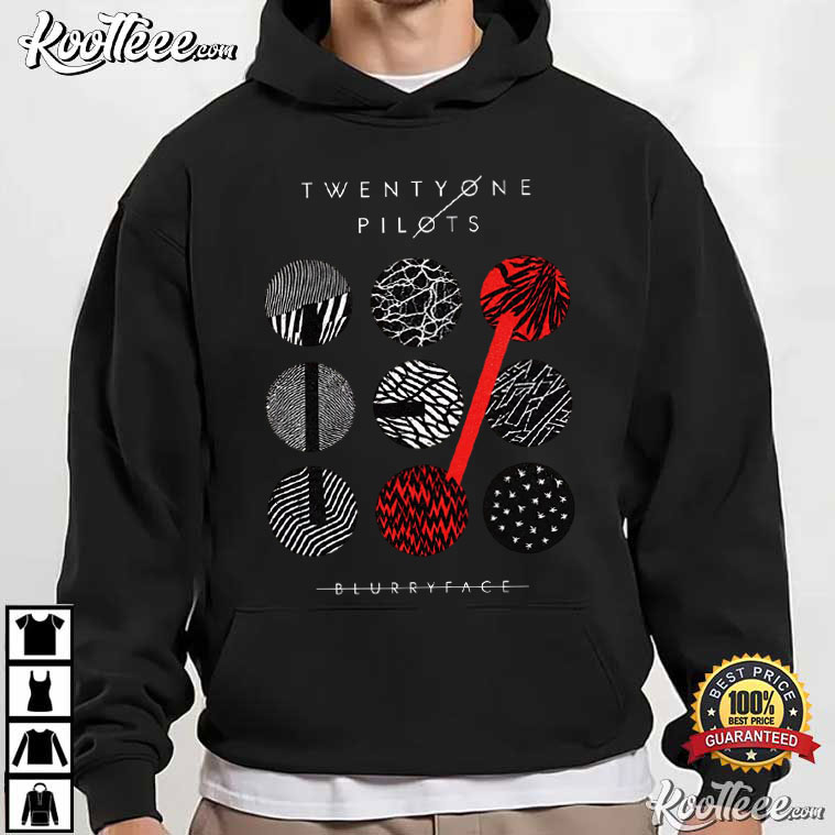 Twenty One Pilots Blurryface Album Alternative Rock Vintage Band T-Shirt Twenty One Pilots Blurryface Album Alternative Rock Vintage Band T-Shirt