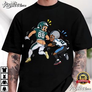Dallas Goedert Pulled Down Funny Football T Shirt (1)