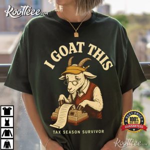 I Goat This Tax Season Goat Accountant Funny CPA T Shirt (1)