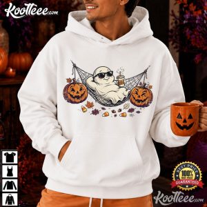 Lazy Ghost Funny Halloween Too Tired To Haunt T Shirt (4)