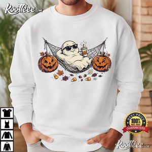 Lazy Ghost Funny Halloween Too Tired To Haunt T Shirt (3)