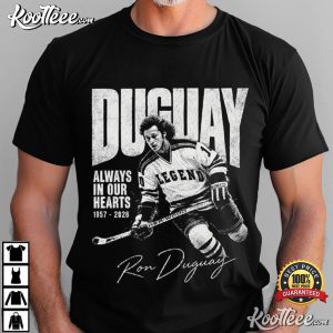 Ron Duguay Tribute Hockey Legend Memorial Vintage T Shirt (1)
