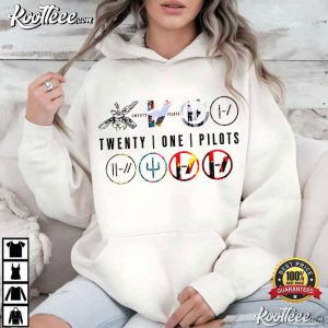 Twenty One Pilots All Eras Album Covers And Logos Collage T-Shirt Twenty One Pilots All Eras Album Covers And Logos Collage T Shirt (3)