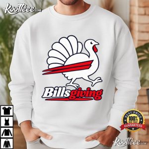Billsgiving Turkey Football Retro Sports Fan T Shirt (4)