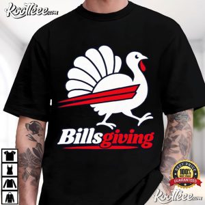 Billsgiving Turkey Football Retro Sports Fan T-Shirt