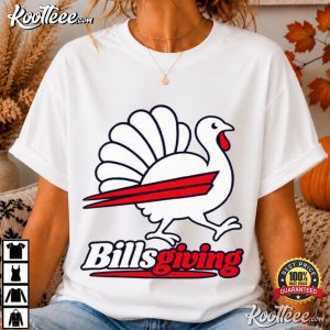 Billsgiving Turkey Football Retro Sports Fan T Shirt (3)