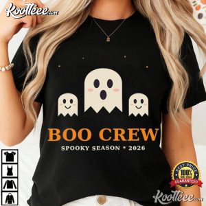 Boo Crew Halloween Spooky Season Cute Ghost T Shirt (1)