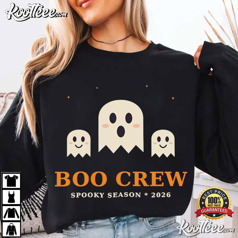 Boo Crew Halloween Spooky Season Cute Ghost T-Shirt Boo Crew Halloween Spooky Season Cute Ghost T-Shirt