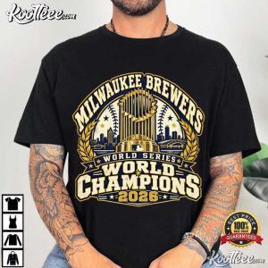Milwaukee Brewers World Series Trophy 2026 Baseball Fan T-Shirt