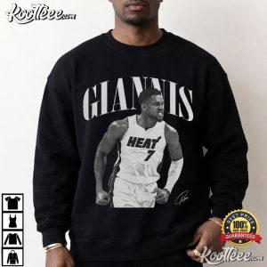 Giannis Greek Freak Miami Basketball Retro T Shirt (3)