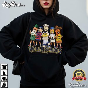 Milwaukee Brewers World Series Racing Sausages MKE Mascot T-Shirt Milwaukee Brewers World Series Racing Sausages MKE Mascot T Shirt (4)
