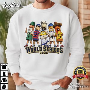 Milwaukee Brewers World Series Racing Sausages MKE Mascot T-Shirt Milwaukee Brewers World Series Racing Sausages MKE Mascot T Shirt (3)