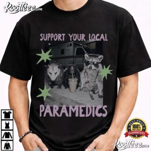 Paramedic Raccoon Possum Funny Emergency Medicine T Shirt (4)