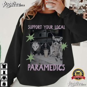 Paramedic Raccoon Possum Funny Emergency Medicine T Shirt (2)