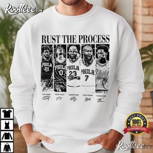 Philadelphia 76ers Trust The Process Basketball Fan Gift T-Shirt Philadelphia 76ers Trust The Process Basketball Fan Gift T Shirt (2)